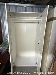MaxSold Auction: White Painted Engineered Wood Wardrobe - Oakville (Ontario, Canada) SELLER MANAGED Estate Sale Online Auction - Cornwall Road (STORAGE)