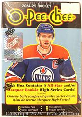 MaxSold Auction: 2024-25 O-Pee-Chee Hockey Hobby Box + 2 Extra Packs - Cobourg (Ontario, Canada) SELLER MANAGED Reseller Online Auction - Elgin Street West