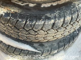 MaxSold Auction: Used Set of 4 LT265/75R16 All-Terrain Tires on Rims - Milton (Ontario, Canada) SELLER MANAGED Moving Online Auction - Fourth Line
