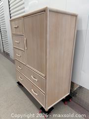 MaxSold Auction: 1980s Rattan Highboy Chest of Drawers - Toronto (Ontario, Canada) PARTNER MANAGED Estate Sale Online Auction -  Esander Drive (STORAGE)
