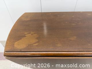 MaxSold Auction: Antique Walnut Drop Leaf Table - Toronto (Ontario, Canada) PARTNER MANAGED Estate Sale Online Auction -  Esander Drive (STORAGE)