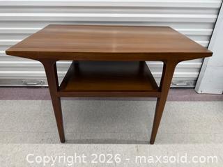 MaxSold Auction: MCM Drexel Tiered Walnut Side Table 1 of 2  - Toronto (Ontario, Canada) PARTNER MANAGED Estate Sale Online Auction -  Esander Drive (STORAGE)