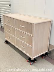 MaxSold Auction: Vintage 1980s Rattan 6-drawer Dresser - Toronto (Ontario, Canada) PARTNER MANAGED Estate Sale Online Auction -  Esander Drive (STORAGE)