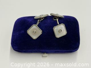 MaxSold Auction: Vintage Art Deco Mother of Pearl Cufflinks and Tuxedo Shirt Studs - Toronto (Ontario, Canada) PARTNER MANAGED Estate Sale Online Auction -  Esander Drive (STORAGE)