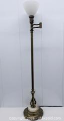 MaxSold Auction: Vintage Brass + Onyx Torchiere Floor Lamp - Toronto (Ontario, Canada) PARTNER MANAGED Estate Sale Online Auction -  Esander Drive (STORAGE)