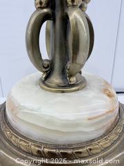 MaxSold Auction: Vintage Brass + Onyx Torchiere Floor Lamp - Toronto (Ontario, Canada) PARTNER MANAGED Estate Sale Online Auction -  Esander Drive (STORAGE)
