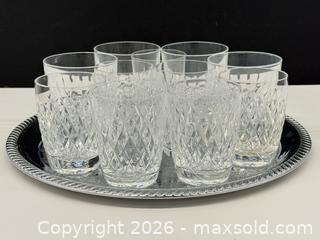 MaxSold Auction: Vintage Crystal Scotch Glasses + Silver Plated Cocktail Tray  - Toronto (Ontario, Canada) PARTNER MANAGED Estate Sale Online Auction -  Esander Drive (STORAGE)