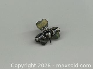 MaxSold Auction: Vintage Irish Claddagh Shamrock Sterling Silver Connemara Brooch Pin - Toronto (Ontario, Canada) PARTNER MANAGED Estate Sale Online Auction -  Esander Drive (STORAGE)