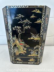 MaxSold Auction: Vintage Japanese Style Metal Waste Bin - Toronto (Ontario, Canada) PARTNER MANAGED Estate Sale Online Auction -  Esander Drive (STORAGE)