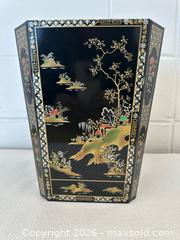 MaxSold Auction: Vintage Japanese Style Metal Waste Bin - Toronto (Ontario, Canada) PARTNER MANAGED Estate Sale Online Auction -  Esander Drive (STORAGE)