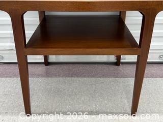 MaxSold Auction: Vintage MCM Drexel Counterpoint Tiered Walnut End Table 1 of 2  - Toronto (Ontario, Canada) PARTNER MANAGED Estate Sale Online Auction -  Esander Drive (STORAGE)