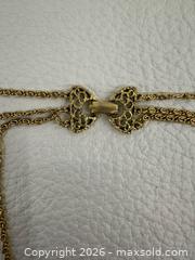 MaxSold Auction: Vintage Triple Strand Goldette Watch Fob Necklace  - Toronto (Ontario, Canada) PARTNER MANAGED Estate Sale Online Auction -  Esander Drive (STORAGE)