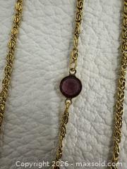 MaxSold Auction: Vintage Triple Strand Goldette Watch Fob Necklace  - Toronto (Ontario, Canada) PARTNER MANAGED Estate Sale Online Auction -  Esander Drive (STORAGE)