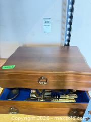 MaxSold Auction: 1847 Rogers Bros Silver Plated Flatware Set and Storage Box A - Barrie (Ontario, Canada) Downsizing Online Auction - Wessenger Drive