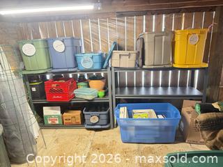 MaxSold Auction: 2 Metal Shelving Units D - Barrie (Ontario, Canada) Downsizing Online Auction - Wessenger Drive