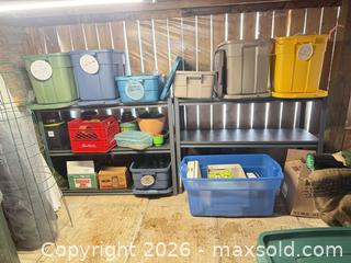 MaxSold Auction: 2 Metal Shelving Units D - Barrie (Ontario, Canada) Downsizing Online Auction - Wessenger Drive