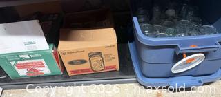 MaxSold Auction: Assorted Glass Mason / Canning Jars - Golden Harvest & Twist N Seal C - Barrie (Ontario, Canada) Downsizing Online Auction - Wessenger Drive