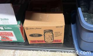 MaxSold Auction: Assorted Glass Mason / Canning Jars - Golden Harvest & Twist N Seal C - Barrie (Ontario, Canada) Downsizing Online Auction - Wessenger Drive
