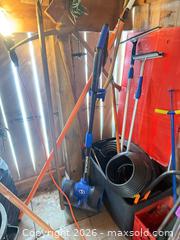 MaxSold Auction: Assorted Yard & Snow Tools with Storage Tub and More B - Barrie (Ontario, Canada) Downsizing Online Auction - Wessenger Drive