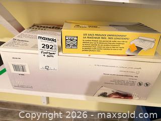 MaxSold Auction: FoodSaver VacLoc Vacuum Sealer with VacLoc Rolls B - Barrie (Ontario, Canada) Downsizing Online Auction - Wessenger Drive