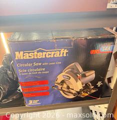 MaxSold Auction: Mastercraft 7 1/4 in Circular Saw B - Barrie (Ontario, Canada) Downsizing Online Auction - Wessenger Drive