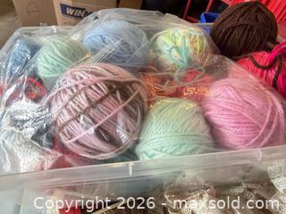 MaxSold Auction: Mixed Sewing Lot: Yarn, Fabric, Trim, Patterns & Notions B - Barrie (Ontario, Canada) Downsizing Online Auction - Wessenger Drive