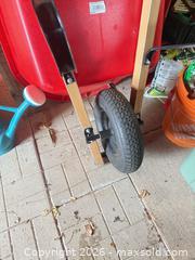MaxSold Auction: Red Plastic Tray Wheelbarrow C - Barrie (Ontario, Canada) Downsizing Online Auction - Wessenger Drive