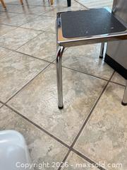 MaxSold Auction: Rubbermaid White Step Stool, Chrome Step Stool & Stainless Trash Can C - Barrie (Ontario, Canada) Downsizing Online Auction - Wessenger Drive