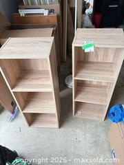 MaxSold Auction: Set of 2 Particle Board/MDF Bookshelves C - Barrie (Ontario, Canada) Downsizing Online Auction - Wessenger Drive