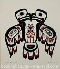 MaxSold Auction: Haida Split Eagle Print Clarence Mills - St. Catharines (Ontario, Canada) SELLER MANAGED Estate Sale Online Auction - Monique Crescent