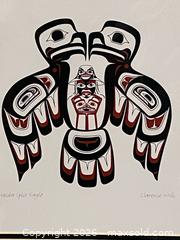 MaxSold Auction: Haida Split Eagle Print Clarence Mills - St. Catharines (Ontario, Canada) SELLER MANAGED Estate Sale Online Auction - Monique Crescent