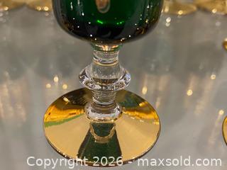 MaxSold Auction: Stunning Vintage Italian Gold Plated Hand Painted Decanter Glassware Set - St. Catharines (Ontario, Canada) SELLER MANAGED Estate Sale Online Auction - Monique Crescent
