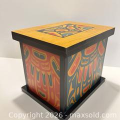 MaxSold Auction: First Nations Clarence Wells Box - Surrey (British Columbia, Canada) SELLER MANAGED Downsizing Online Auction -  85b Avenue