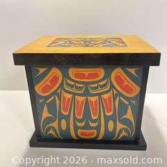 MaxSold Auction: First Nations Clarence Wells Box - Surrey (British Columbia, Canada) SELLER MANAGED Downsizing Online Auction -  85b Avenue