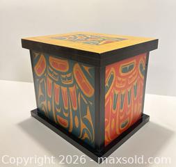 MaxSold Auction: First Nations Clarence Wells Box - Surrey (British Columbia, Canada) SELLER MANAGED Downsizing Online Auction -  85b Avenue