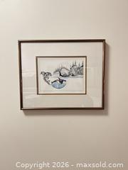 MaxSold Auction: Print by Michael Duncan Whales - Surrey (British Columbia, Canada) SELLER MANAGED Downsizing Online Auction -  85b Avenue