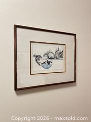 MaxSold Auction: Print by Michael Duncan Whales - Surrey (British Columbia, Canada) SELLER MANAGED Downsizing Online Auction -  85b Avenue