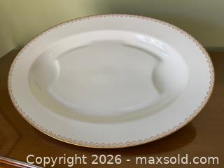 MaxSold Auction: 20" Oval Serving Platter by Haviland, Limoges France - Oakland (California, USA) PARTNER MANAGED Estate Sale Online Auction - Monterey Boulevard