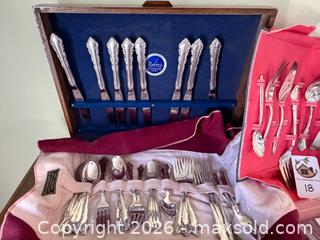 MaxSold Auction: Beautiful Set of Silverplate Flatware & Accessories - Oakland (California, USA) PARTNER MANAGED Estate Sale Online Auction - Monterey Boulevard