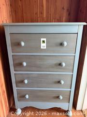 MaxSold Auction: Blue 4-Drawer Chest - Oakland (California, USA) PARTNER MANAGED Estate Sale Online Auction - Monterey Boulevard