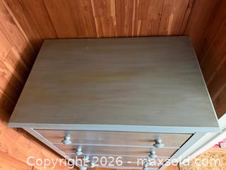 MaxSold Auction: Blue 4-Drawer Chest - Oakland (California, USA) PARTNER MANAGED Estate Sale Online Auction - Monterey Boulevard