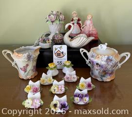 MaxSold Auction: Collection of Delicate Flowers, Girls, & Swan - Oakland (California, USA) PARTNER MANAGED Estate Sale Online Auction - Monterey Blvd