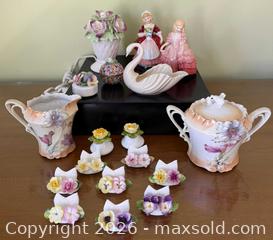 MaxSold Auction: Collection of Delicate Flowers, Girls, & Swan - Oakland (California, USA) PARTNER MANAGED Estate Sale Online Auction - Monterey Blvd