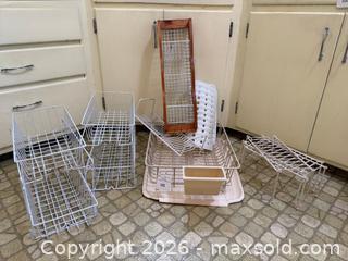 MaxSold Auction: Dish Rack + Cupboard Organizers - Oakland (California, USA) PARTNER MANAGED Estate Sale Online Auction - Monterey Boulevard