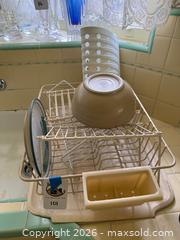 MaxSold Auction: Dish Rack + Cupboard Organizers - Oakland (California, USA) PARTNER MANAGED Estate Sale Online Auction - Monterey Boulevard