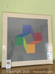 MaxSold Auction: Geometric Art - 'D' from Berlin Suite by Sanford Wurmfeld - Oakland (California, USA) PARTNER MANAGED Estate Sale Online Auction - Monterey Boulevard