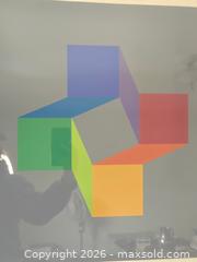 MaxSold Auction: Geometric Art - 'D' from Berlin Suite by Sanford Wurmfeld - Oakland (California, USA) PARTNER MANAGED Estate Sale Online Auction - Monterey Boulevard