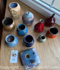 MaxSold Auction: Handmade Pottery Vases and Bud Vases - Oakland (California, USA) PARTNER MANAGED Estate Sale Online Auction - Monterey Boulevard