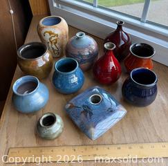 MaxSold Auction: Handmade Pottery Vases and Bud Vases - Oakland (California, USA) PARTNER MANAGED Estate Sale Online Auction - Monterey Boulevard