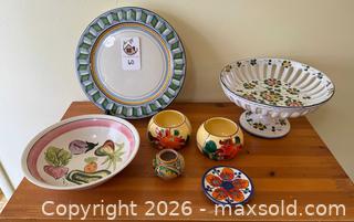 MaxSold Auction: International Hand-painted Pottery - Oakland (California, USA) PARTNER MANAGED Estate Sale Online Auction - Monterey Boulevard